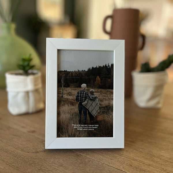 Memorial Frame with Personalised Quote